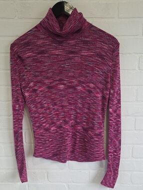 Missoni for Target Pink & Purple Space-Dye Turtleneck Sweater